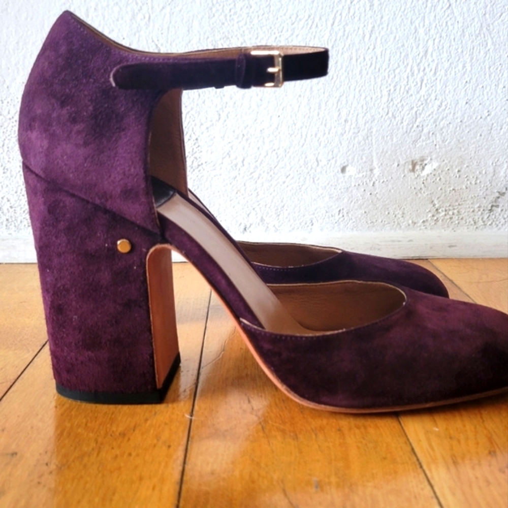 NEW 4inch Indy Velvet Heels - Plum